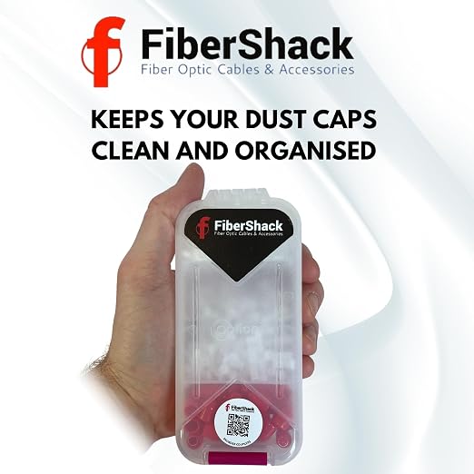 Fibershack - Fiber Optic Dust Cap Kit - 3 Pack Set of Fiber Dust Caps in a Snap - Image 3