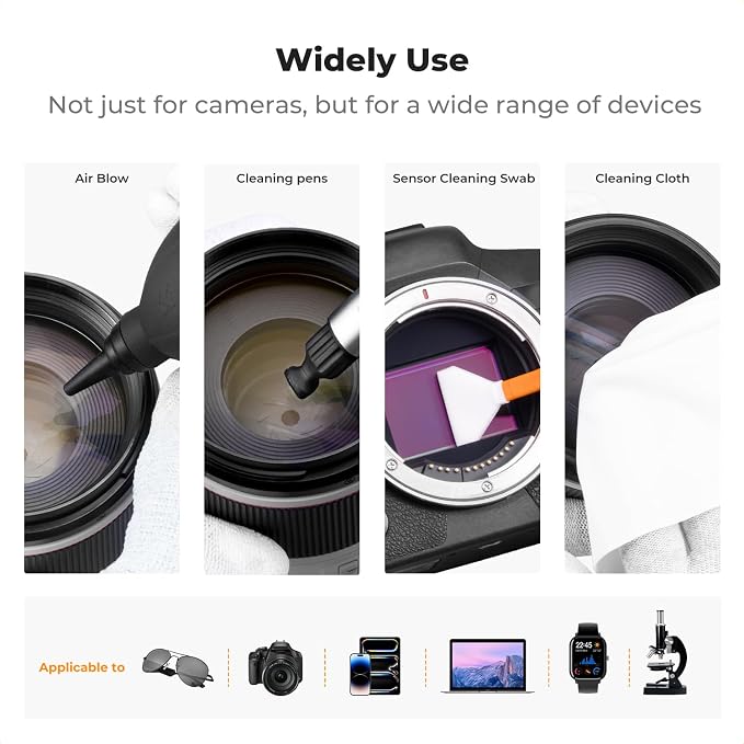 K&F CONCEPT 32-in-1 Camera Lens Cleaning Kit - Image 8