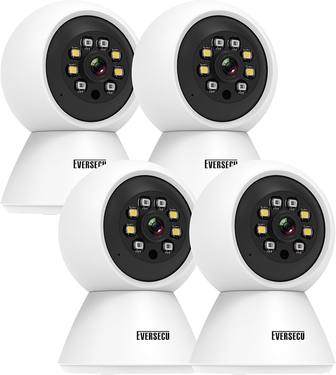 EVERSECU HD 2K 3.0MP WiFi Home Security Camera, Humanoid Auto Tracking by EVERSECU