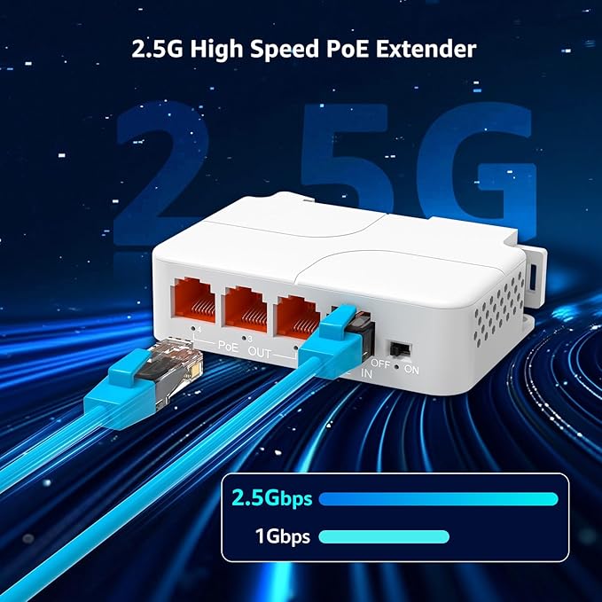 YuanLey 4 Port 2.5G PoE Extender - Image 3