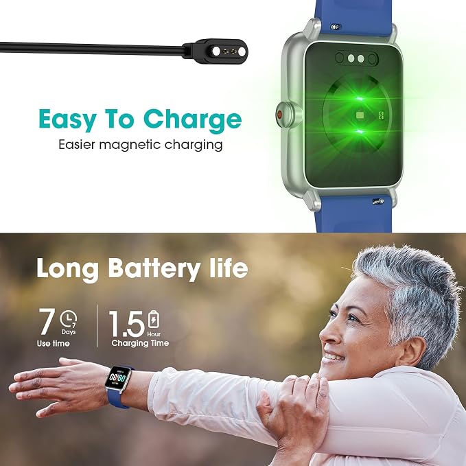 Pedometer Watch Senior Friendly No App/Phone Required, Waterproof Fitness - Image 6