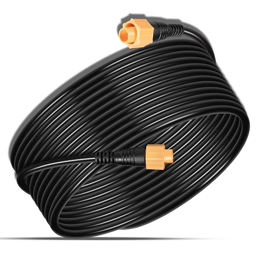 Replacement Part for Lowrance Ethernet Crossover Cable Yellow Cat7 Cable by Bzumperyz