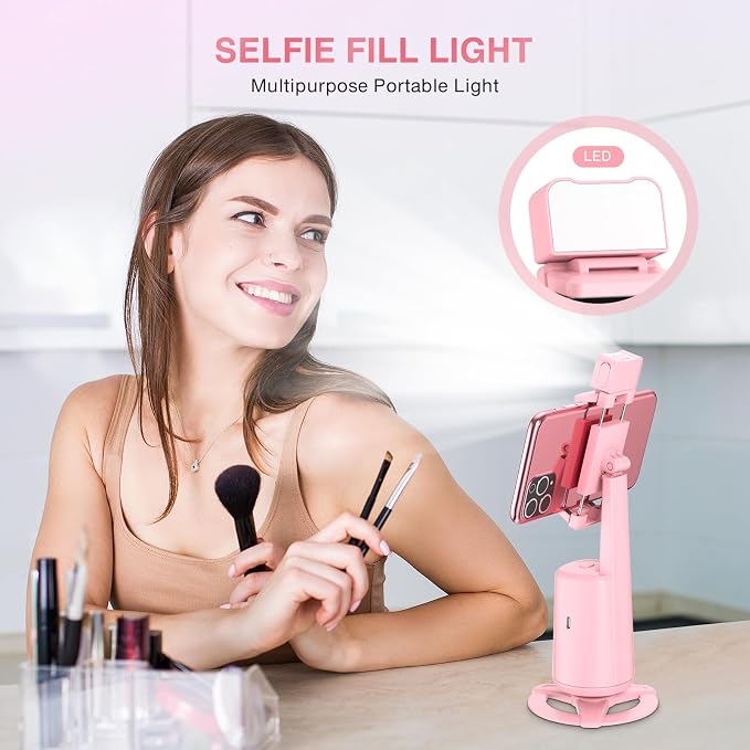 Auto Face Tracking Tripod 360° Rotating Cell Phone Photo and Video Kits Stand - Image 7