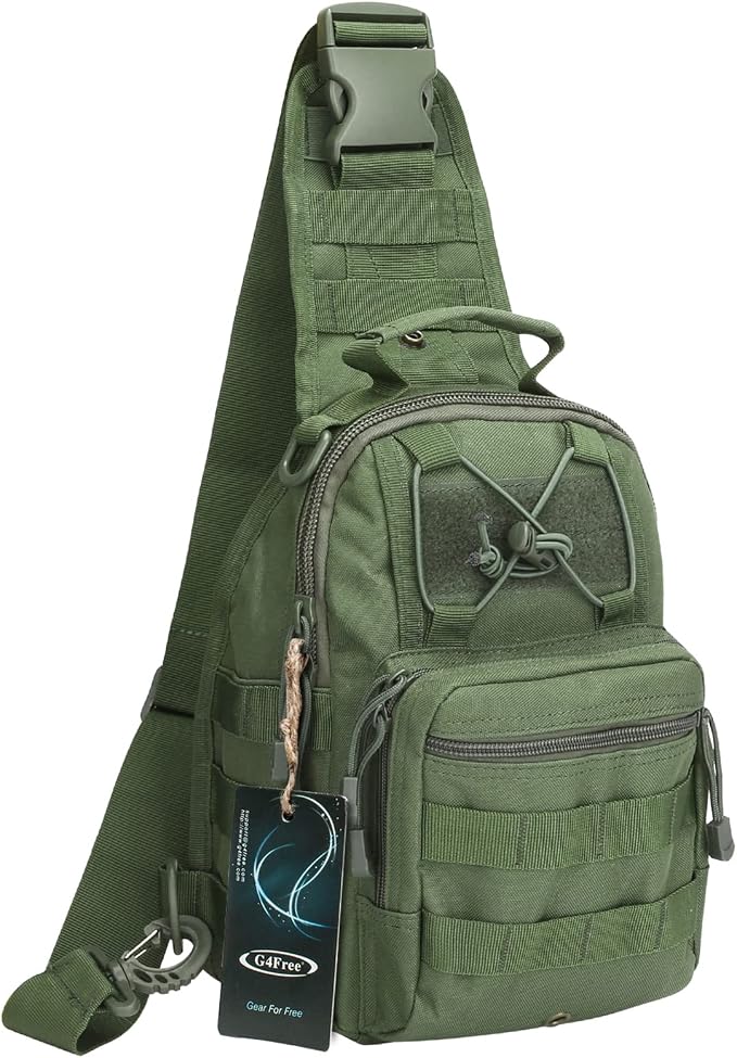 G4Free Outdoor Tactical Bag Backpack, Military Sport Bag Pack Sling Shoulder by G4Free