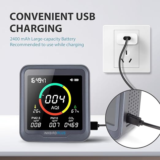 INKBIRDPLUS NDIR Indoor Air Quality Monitor - Image 5