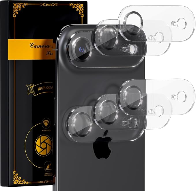 for 6 Pack iPhone Air Camera Lens Airtector 9H Tempered Glass Camera Screen by Beuxece