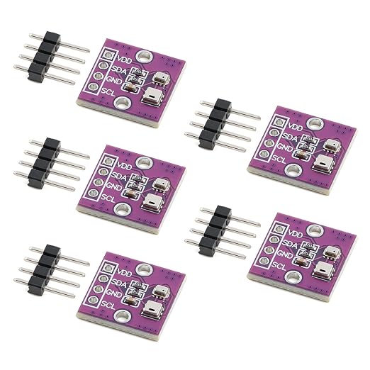 5Pcs AHT20 BMP280 High Precision Temperature Humidity and Air Pressure Sensor by ECBuying