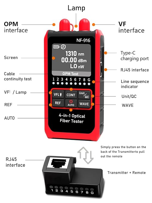 NF-916 Network Cable Tester - Image 9