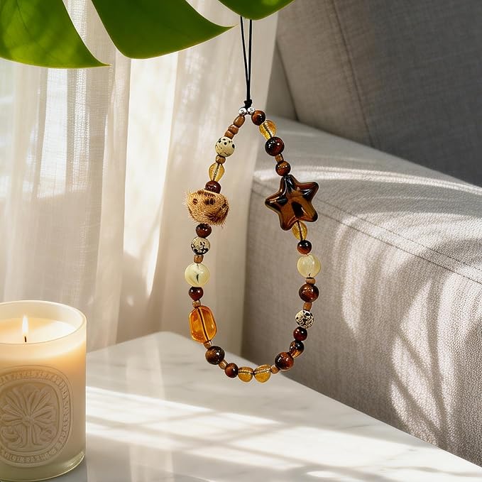 Cute Beaded Camera Wrist Strap for Phone, Digital Camera Charm Lanyard - Image 7
