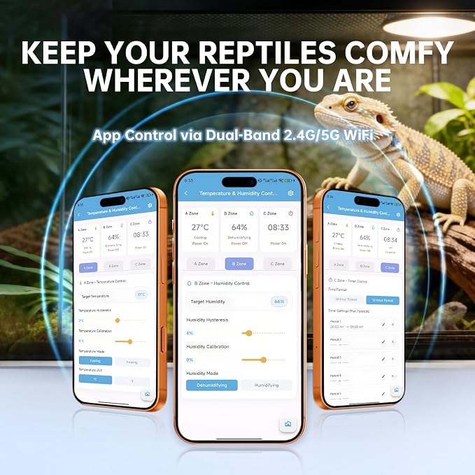 Briidea Smart WiFi Temperature and Humidity Controller - Image 3