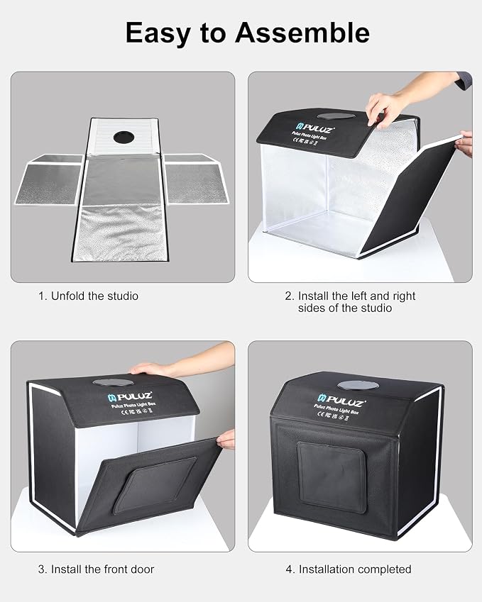 Light Box Photography, PULUZ 16"x12" Portable Photo Box - Image 7