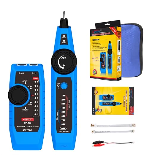 NF-810 Multifunctional Network Cable Tester, Ethernet LAN Network Wire Tracker - Image 6