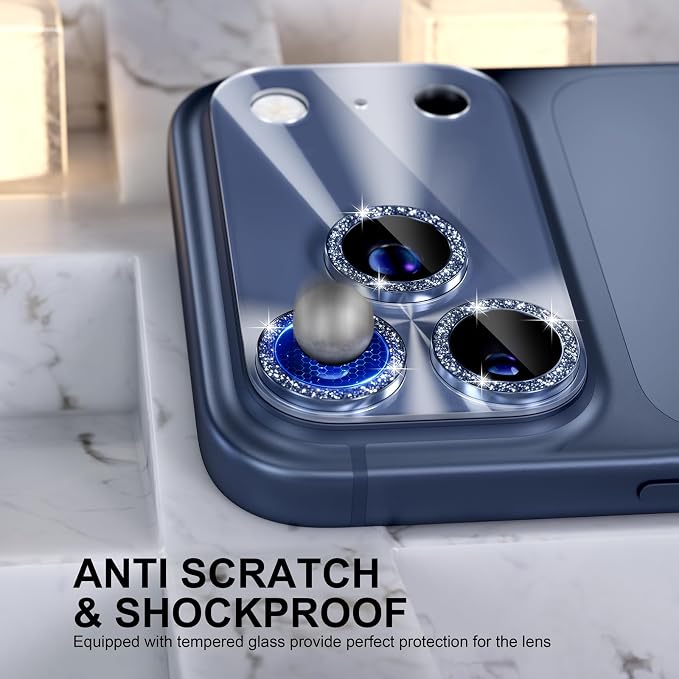Choiche Compatible for iPhone 17 Pro Max Camera Lens Protector, Bling Camera - Image 3