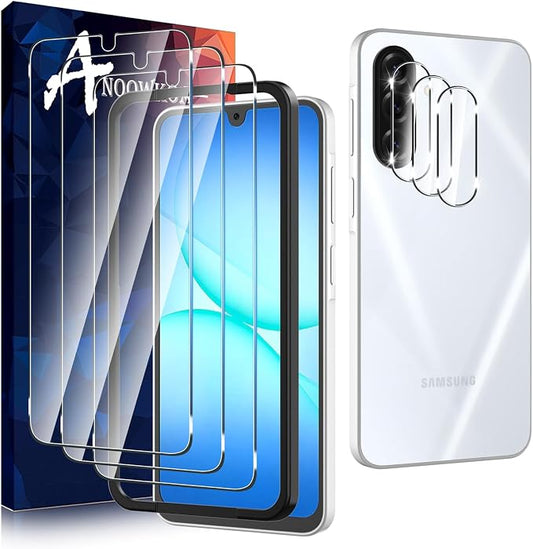 Anoowkoa 3 Pack for Samsung Galaxy A17 5G Screen Protector Tempered Glass + by Anoowkoa