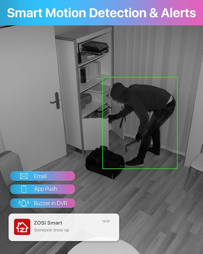 ZOSI 8CH 5MP Lite Security Camera System Outdoor - Image 4