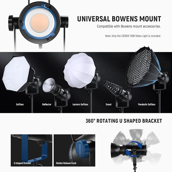 NEEWER CB 300C RGB LED Video Light - Image 9