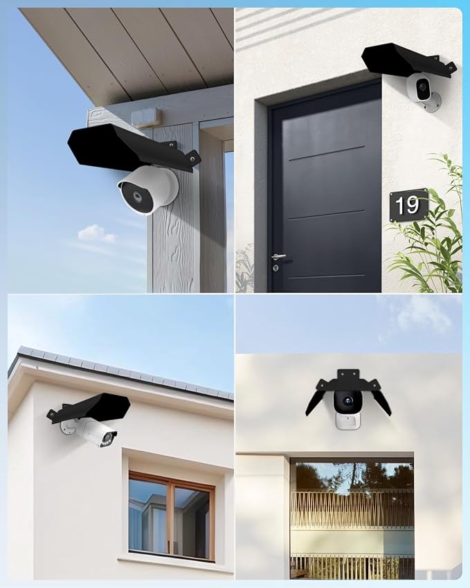 Universal Security Camera Sun Rain Cover Shield, Waterproof Protective Roof - Image 9