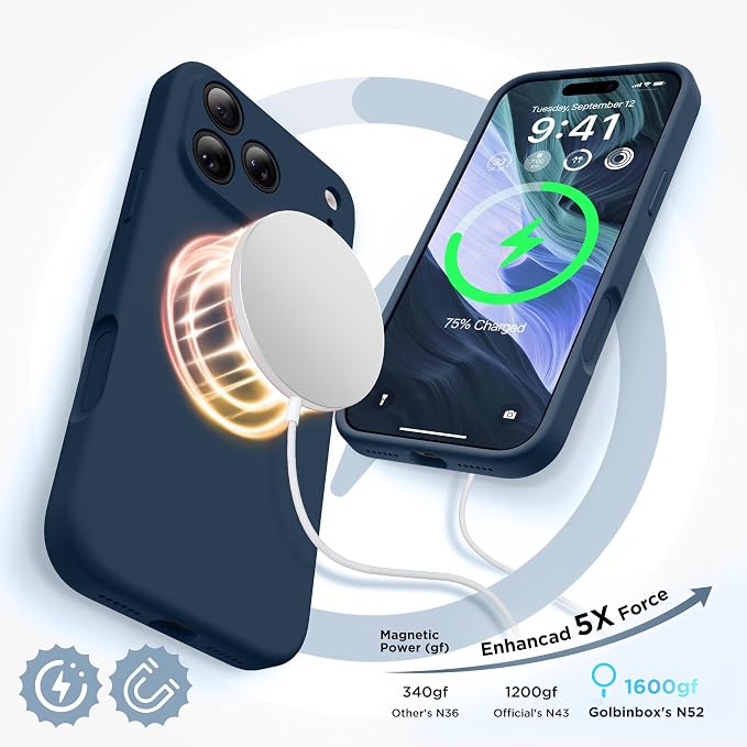 GolbinBox Magnetic for iPhone 17 Pro Case, Compatible - Image 3