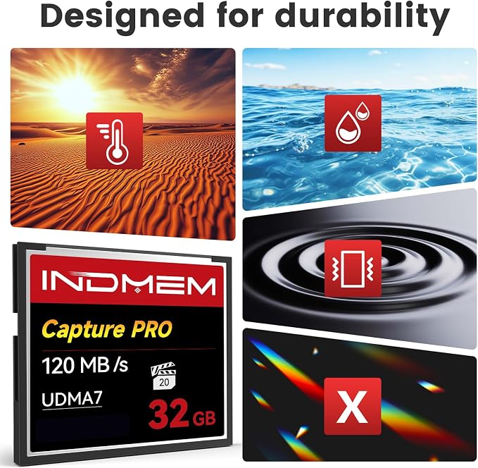 CF Card 32GB, CF Memory Card High Speed UDMA Camera Cards Designed - Image 7