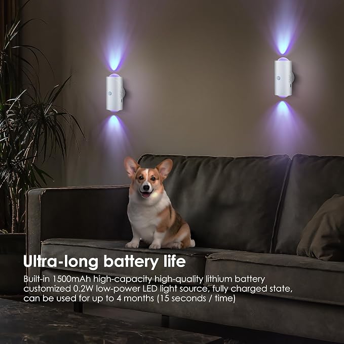 LED Motion Sensor Night Light, 7 Colors Rechargeable Battery Stair Light - Image 8
