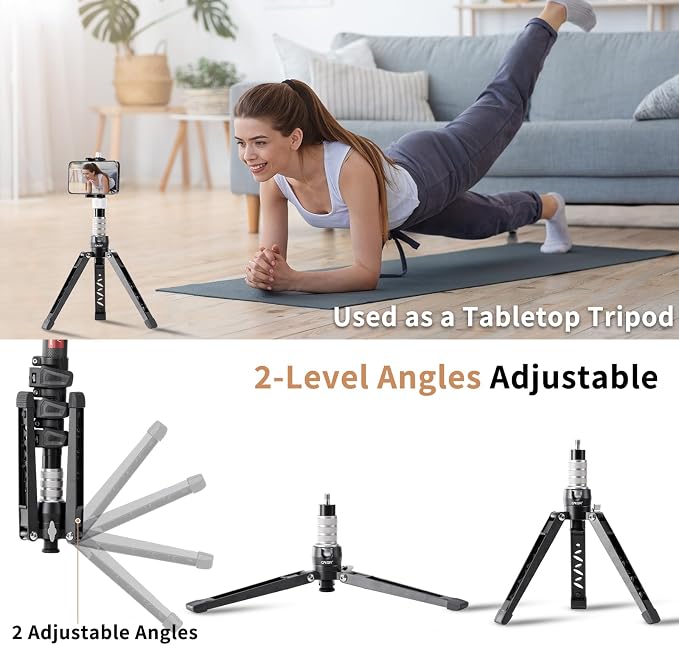 Cayer Carbon Fiber Monopod Leg, 68 Inch Camera Telescopic Video Monopod Tube - Image 8