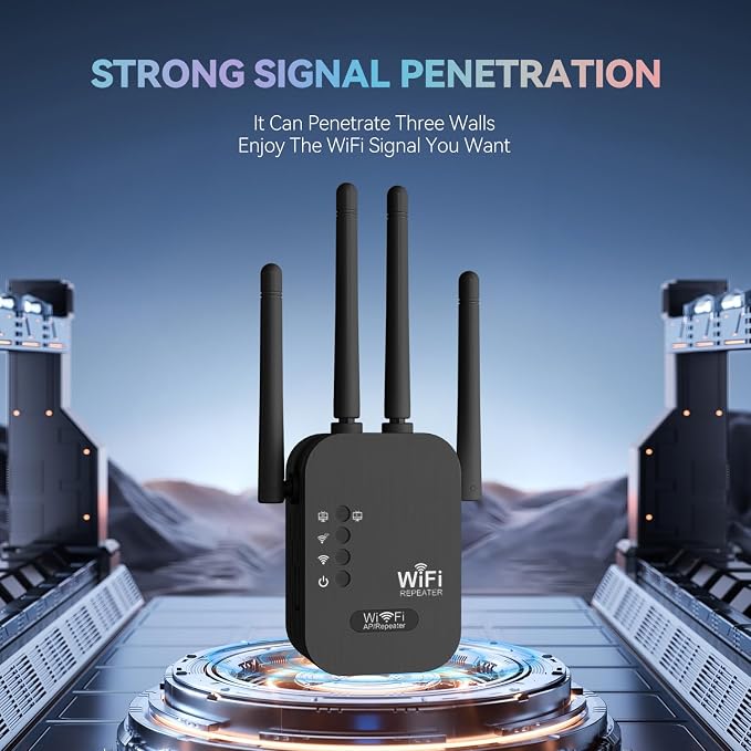 WiFi Extender, WiFi Repeater, Internet Booster, Long Range WiFi Extenders - Image 5