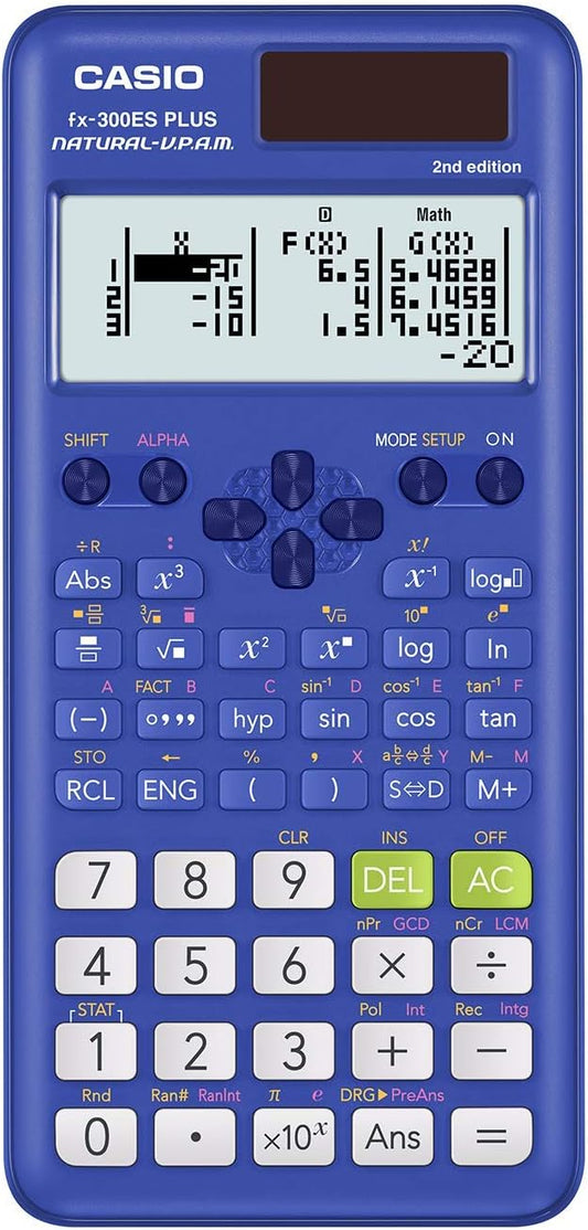 Casio fx-300ES Plus 2nd Edition – Standard Scientific Calculator | 262 Functions by Casio