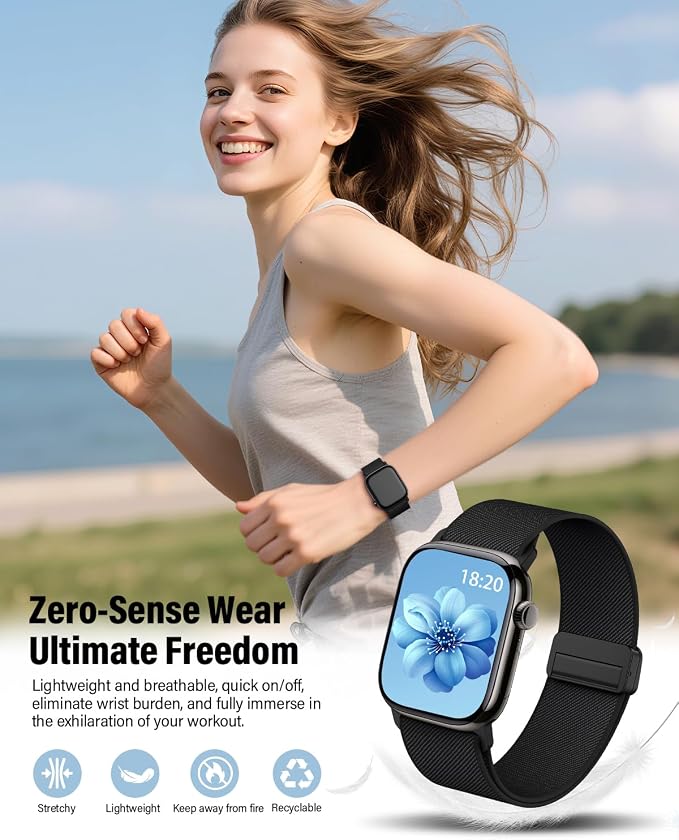 Stretchy Band Compatible with Apple Watch Bands 40mm 38mm 41mm 42mm 44mm 45mm - Image 3