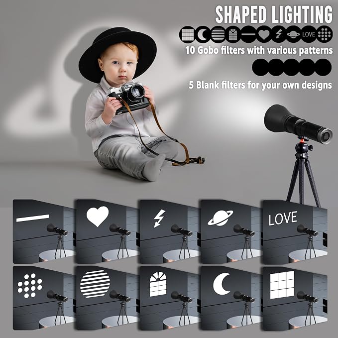 NiceVeedi 4-Color Handheld Photography Lighting Kit - Image 3
