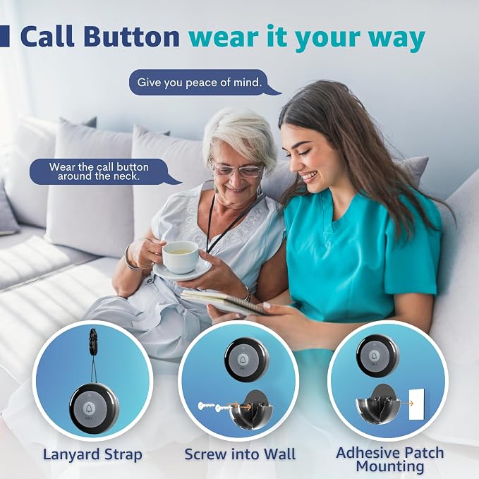 Wireless Calling System Nurse Call System Caregiver Pager - Image 5