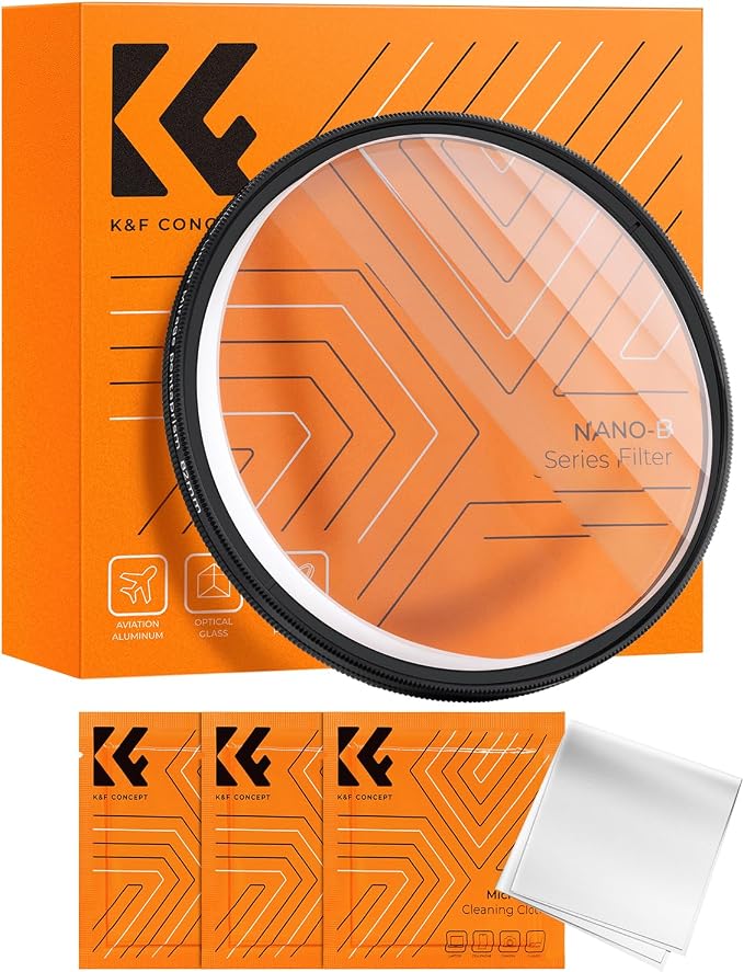 K&F CONCEPT 77mm Linear Glass Prism, Foreground Blur, Repeated Color Images by KFCONCEPT