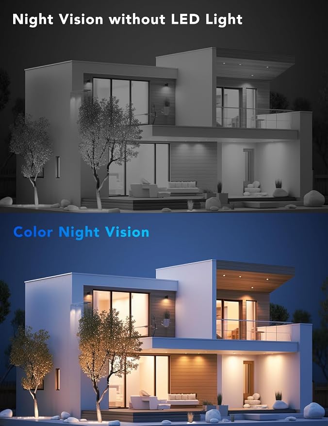 2K Solar Security Cameras Wireless Outdoor, 360°PTZ Battery Powered Cameras - Image 3