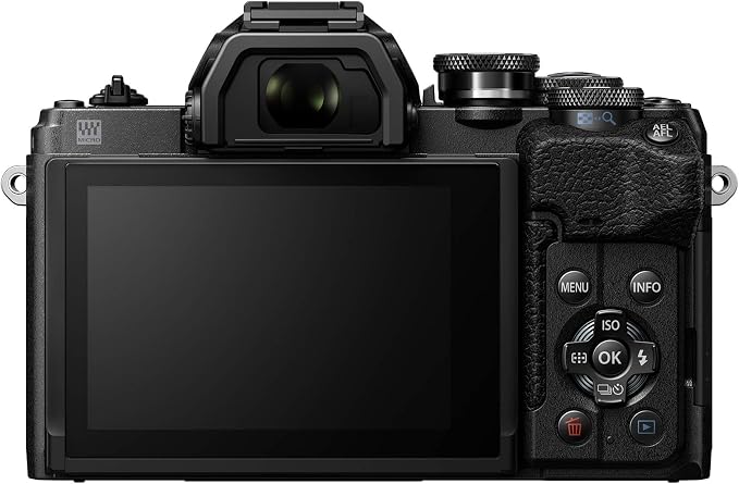 OM SYSTEM Olympus E-M10 Mark IV Black Micro Four Thirds System Camera 20MP - Image 2
