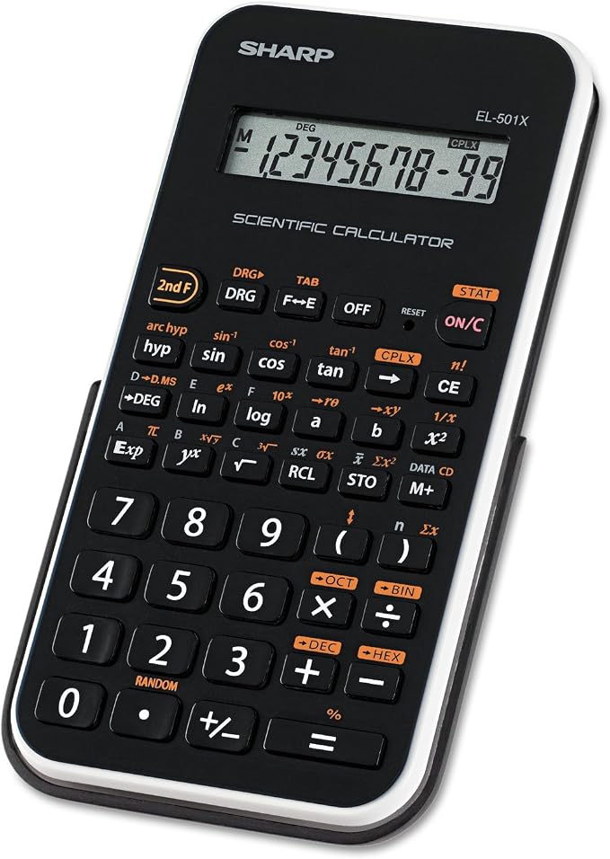 Sharp EL501X2BWH Engineering/Scientific Calculator by SharpCalculators