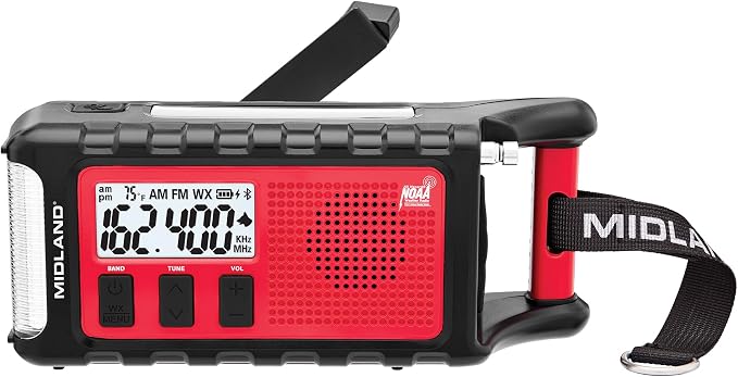 Midland - ER310PRO, Portable Emergency Bluetooth Weather AM/FM Radio by MidlandRadio