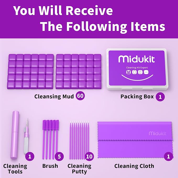 Cleaner Kit for Airpod, Earbud Cleaning Putty, Cleaning Kit Compatible - Image 6