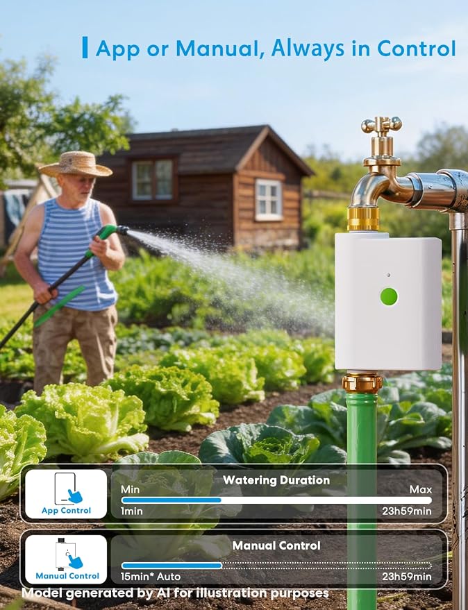 meross WiFi Water Timer for Garden Hose, Smart Hose Timer - Image 5