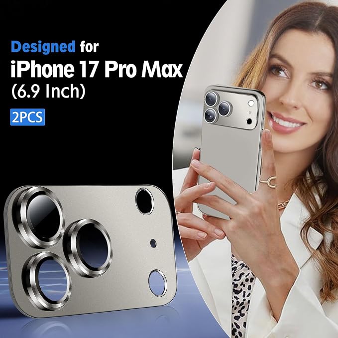 SiHPuoy 2 Pack Camera Lens Protector - Image 2