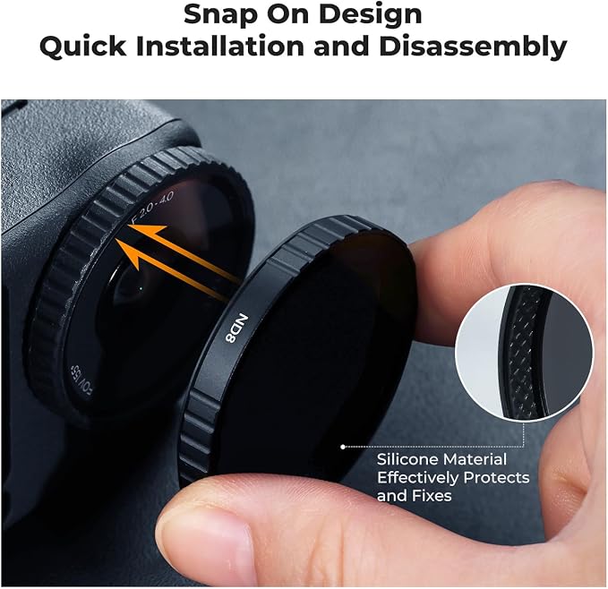K&F CONCEPT Snap On CPL ND Effect Filter Kit Compatible - Image 7
