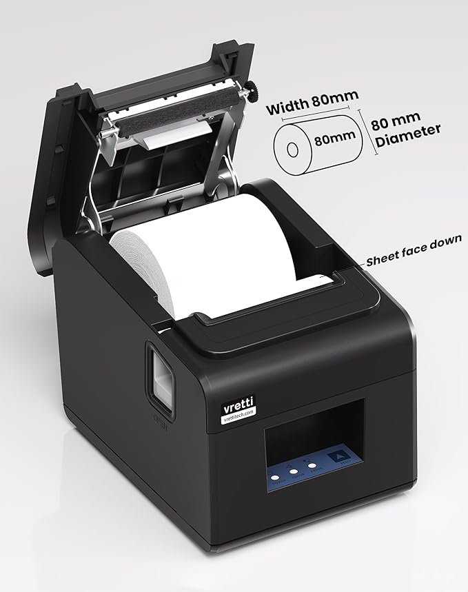 vretti Thermal Receipt Printer, Not Support - Image 5