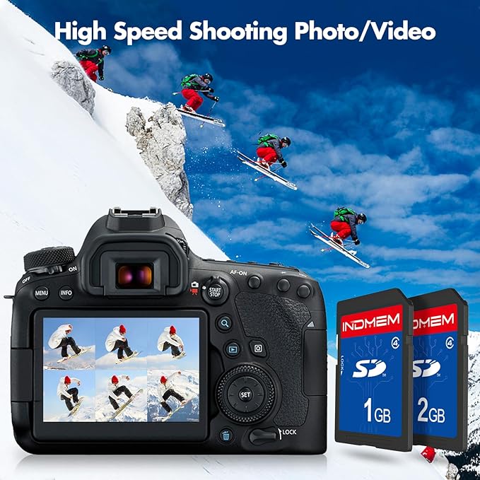 SD Card 1GB + 2GB, Class 4 Flash Memory Card 2G SLC Standard Secure Digital - Image 3