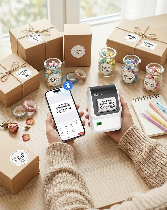 Ponek Label Maker, M100 Address Label Printer, Versatile App - Image 8