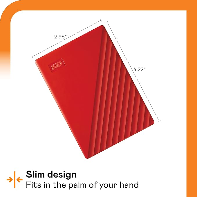 WD 2TB My Passport, Portable External Hard Drive, backup software - Image 2