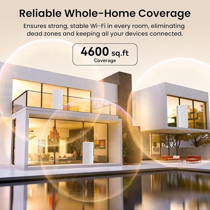 Tenda WiFi 7 Mesh System BE3600 – Dual Band Mesh WiFi System - Image 4