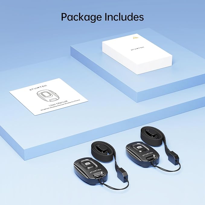ATUMTEK Camera Remote Shutter for iPhone and Android Smartphones, Wireless - Image 7