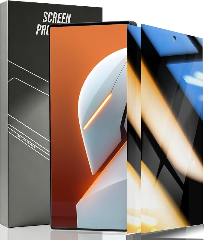 Privacy Tempered Glass for ZTE Nubia Red Magic 9 Pro Screen Protector 2 Pack by Unknown
