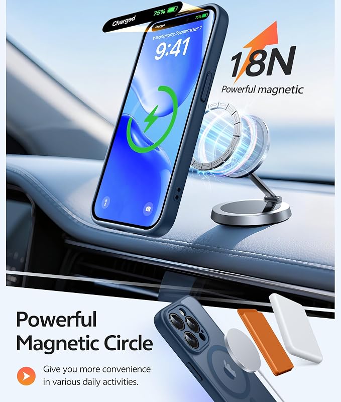 FNTCASE for iPhone 14 Pro Case: Translucent Matte Cases - Image 3