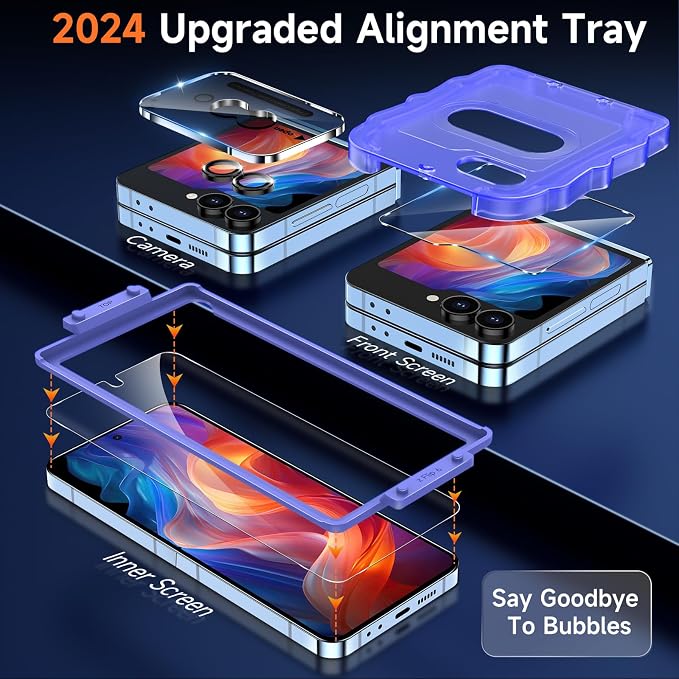 YWXTW EZ Alignment for Samsung Galaxy Z Flip 6/Z Flip 7 FE Screen Protector - Image 2