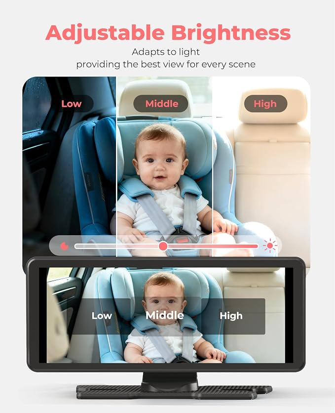 LUCKVIEW BM5PRO 7.2" 1080P HD Baby Car Camera - Image 7