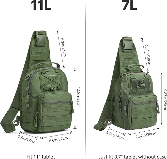 G4Free Outdoor Tactical Sling Bag Backpack, Military Sport Bag Pack Shoulder - Image 2